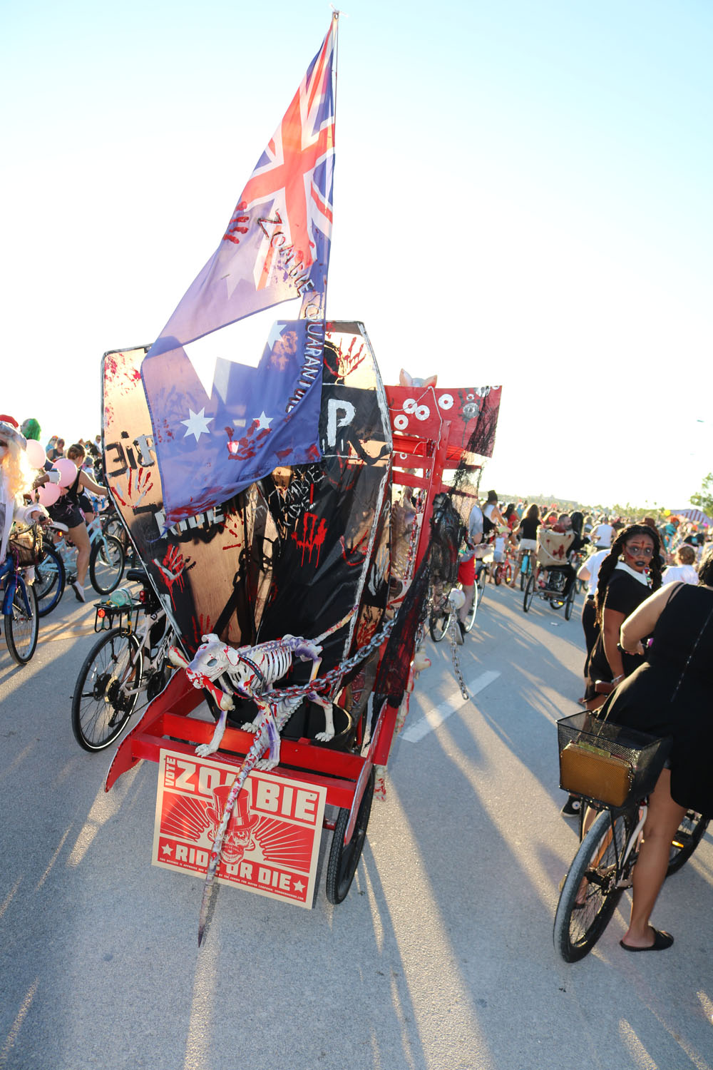 Zombie Bike Ride 2018 photo - Duval Street, Key West